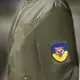 Шеврон на липучке Грузия волк флаг Украины 7х9 см вишитий патч нашивка Грузии Georgia