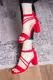 Женские босоножки Fashion Abilene 2734 40 размер 25,5 см Красный