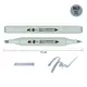 Маркер спиртовой Santi Brush SA-BG3 390929 сине-серый 3