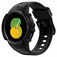 Чохол та ремінець Spigen для Galaxy Watch 4/5 (44mm) Rugged Armor "PRO" 2 in1 Black (ACS05394)