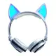 Наушники LINX BL108A Bluetooth наушники с кошачьими ушками LED Белые