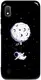 Чехол-накладка TOTO Pure TPU 2mm Print Case Samsung Galaxy A10 #47 Space Moon Black