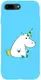 Чехол-накладка TOTO Matt TPU 2mm Print Case Apple iPhone 7 Plus/8 Plus #1 Unicorn Circle Sky Blue
