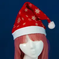 Колпак новогодний со снежинками