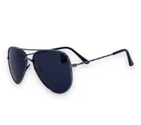 Детские очки polarized 0496-6 черные в серебреной оправе