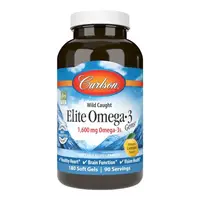 Жирные кислоты Carlson Labs Elite Omega 3 Gems, 180 капсул
