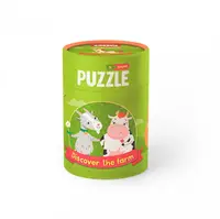 Дитячий розвиваючий пазл "Хто живе на фермі" Mon Puzzle 200107, 2 г по 2 елементи