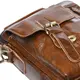 Мужская кожаная сумка через плечо Borsa Leather K15027-brown