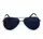 Детские очки polarized 0496-6 черные в серебреной оправе