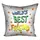 Подушка c принтом габардиновая World's best friend 50x50 (5P_18M010)