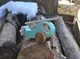 Механический деревянный вертолет SUNROZ Голубой 7140