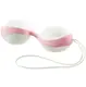 Вагинальные шарики Amor Gym Balls white-pink
