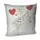 Подушка диванная с бархата Счастье там, где ты! 45x45 см 45BP_18L005