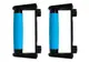 Многофункциональная доска для отжиманий EasyFit Wave тренажер фигурный
