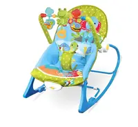 Детский шезлонг Rocker 123-1 музыкальная подвеска регулируемая спинка. Multicolor (179684)