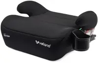Бустер VELANO Primo i-Size 125-150 см, ISOFIX + подстаканник, black