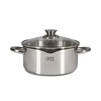 Каструля Gipfel Cocktail GP-1248 20 см 2.5 л срібляста