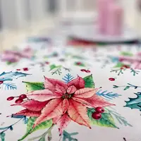 Дорожка на стол Рождественник 150x40 см (DR_22NG011)