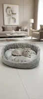 Лежак для собак и котов Перс молочный 460х620х140 №4