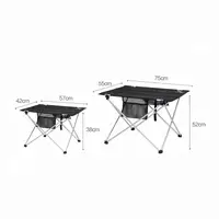 Стіл розкладний Mobi Garden Cloth table L 57х42х38 см NX20665012 black