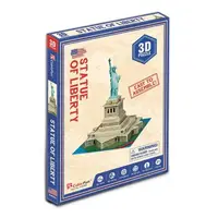 Конструктор игровой 3D Cubic Fun Статуя Свободы мини S3026h 31 деталь