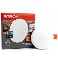 Світильник ETRON 1-EDP-605 12W 5000К ІР20 коло