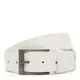 Мужской кожаный ремень Borsa Leather V1125FX14-white