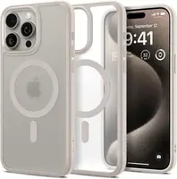 Чохол Spigen для iPhone 15 Pro Max - Ultra Hybrid MagSafe, Frost Natural Titanium (ACS07210)