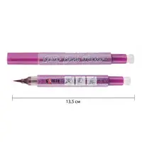 Маркер акварельный Santi Glitter Brush 390765 розовая орхидея