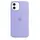 Чехол для iPhone 12 Mini - Cиликоновый с микрофиброй, Purple (39)