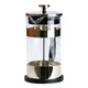 Заварник для чая 1 литр с френч прессом стеклянный Золотой HP33538GL