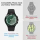 Защитное стекло Spigen для Galaxy Watch 6 Classic (47mm) - EZ FiT GLAS.tR (2шт), Clear (AGL07066)