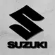 Большой декоративный деревянный значок Suzuki на стену
