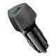 Адаптер автомобильный BOROFONE Solid single-port car charger BZ31 |1USB, 18W/3A, QC|