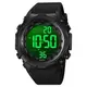 Часы наручные мужские SKMEI 1845BK BLACK, водонепроницаемые мужские часы. Цвет: черный
