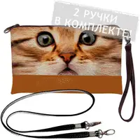 Клатч через плечо 25x15 см (KL_14S010_BR)