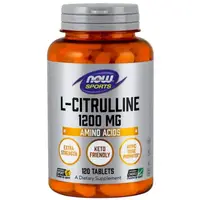Аминокислота NOW Sports L-Citrulline 1200 mg, 120 таблеток
