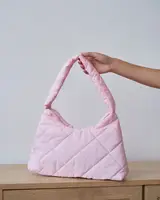 Женская сумка «Лулу» розовый кубик