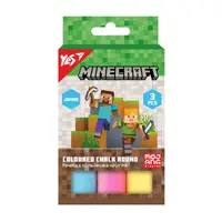 Мел цветной YES JUMBO Minecraft 400552 3 цвета