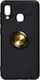 Чехол-накладка TOTO Car Magnetic Ring TPU Case Samsung Galaxy A20/A30 Black/Gold