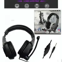 Проводные игровые наушники ASSASSINS G007 Pro с микрофоном Черные