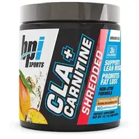 Жиросжигатель BPI Sports Cla + Carnitine Shredded, 400 грамм Тропический манго
