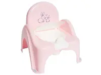 Горщик-стілець дитячий з музикою Bunny powder pink