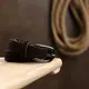 Замшевый стильный женский ремень Vintage 20765 Темно-коричневый