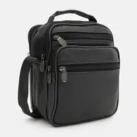 Чоловічі шкіряні сумки Borsa Leather K16685-3-black