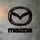 Автомобильный значок Mazda декоративный из дерева
