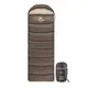 Спальник с капюшоном Naturehike U150 NH20MSD07, (11°C), правый, коричневый