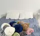 Плед-покрывало Dushka Home Шарпей тонкий 21321 200х230 см голубой