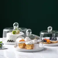 Тортовница с крышкой Crystal 1 7942 10.5х24 см