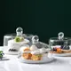 Тортовница с крышкой Crystal 1 7942 10.5х24 см